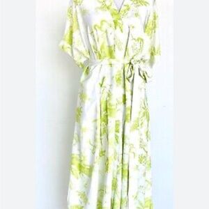 AllSaints Roisin Dress - White and Green